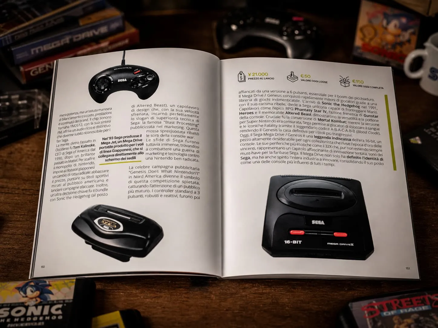 Retro GAME LOVER book example page: Guida al valore